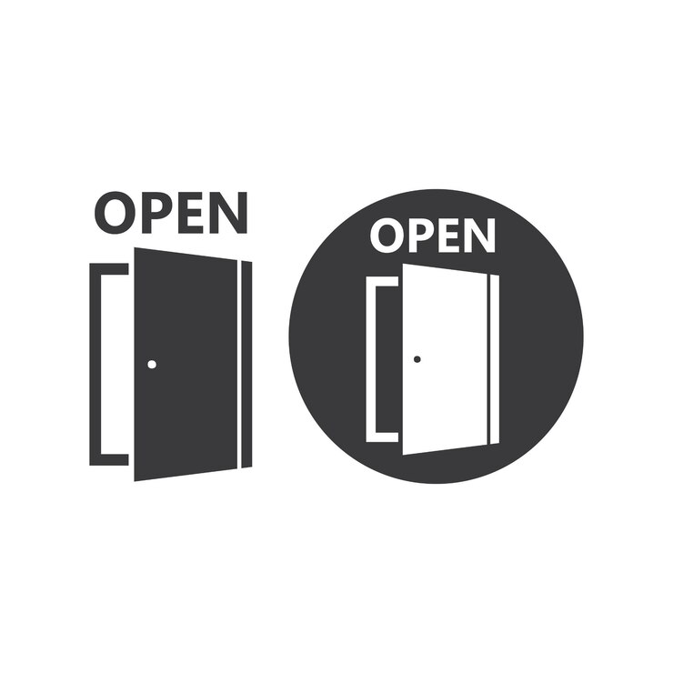 Porte icône illustration vectorielle