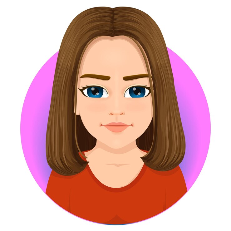 Vecteur portrait d'une belle femme