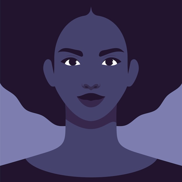 Portrait D'une Femme Afro-américaine