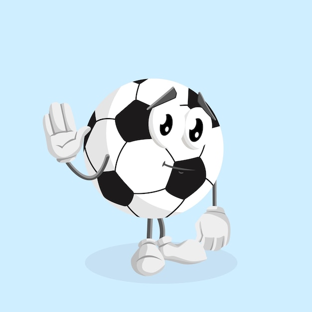 La pose d'adieu de la mascotte du bal