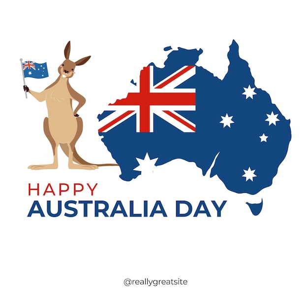 Un post illustratif sur Instagram pour la fête de l'Australie