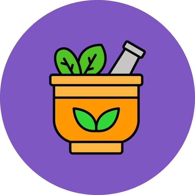 Vecteur un pot avec une plante et une plante dessus