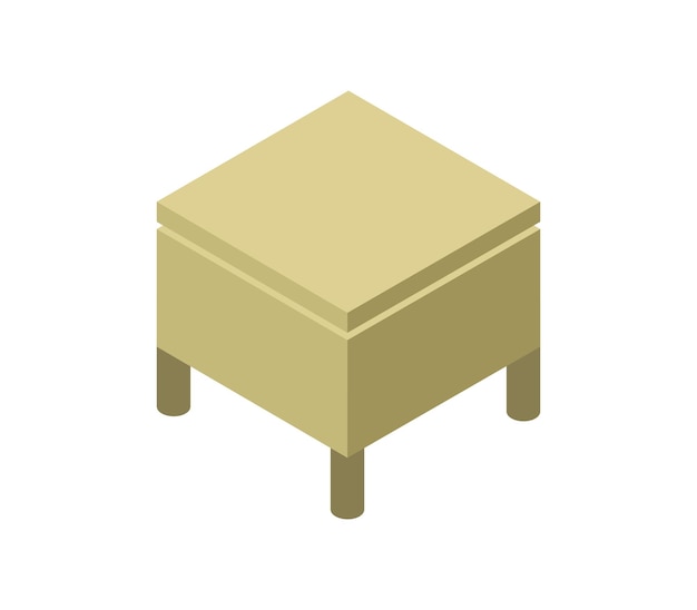 Pouf isométrique