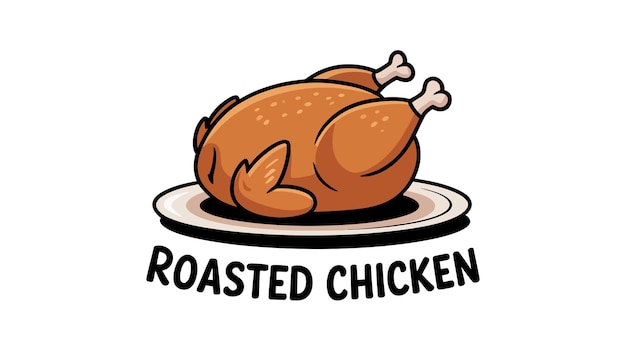 Poulet rôti appétissant Un poulet magnifiquement rôti repose parfaitement brun doré