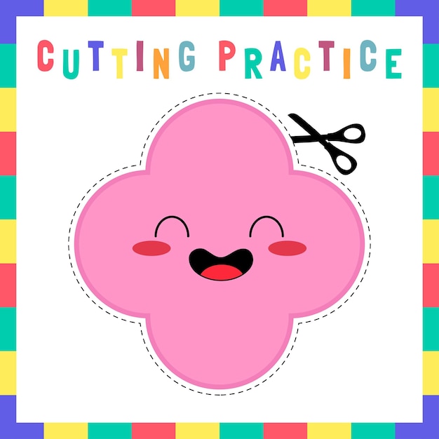 Pratique de coupe pour les enfants