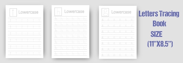 Pratique De Traçage Des Lettres Pour Les Enfants