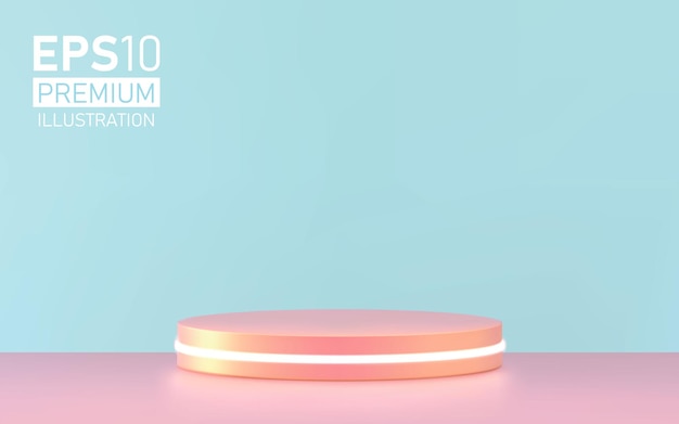 Présentation du produit, exposition de produits cosmétiques, podium, piédestal de scène ou plate-forme.
