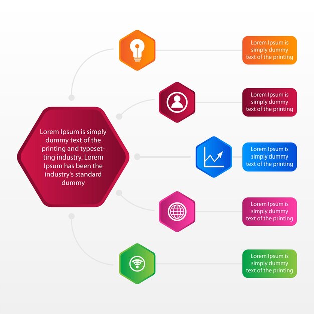 Vecteur présentation de réunion d'entreprise vecteur d'infographie web avec arrière-plan