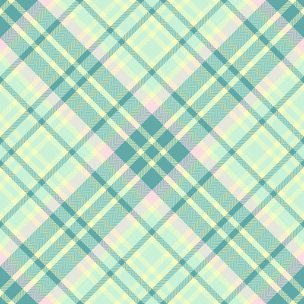 Présentation texture vectoriel plaid tissu de contrôle contemporain sans couture motif individuel fond de tartan textile en couleurs claires et bleuâtre