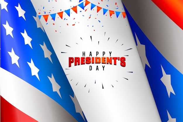 President day banner post flyer post sur les médias sociaux ajouter un modèle de publication