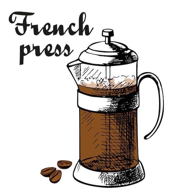 Presse Française Café Grains De Café