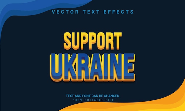 Prise En Charge De L'effet De Texte 3d Ukraine