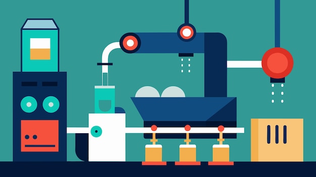 Vecteur une prise de vue détaillée d'un nouveau matériau testé et manipulé dans une microfactorie de recherche et