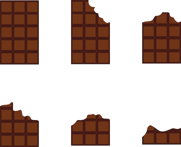 Le processus de manger du chocolat