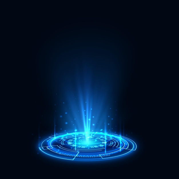 Processus réaliste de téléportation au niveau supérieur du portail