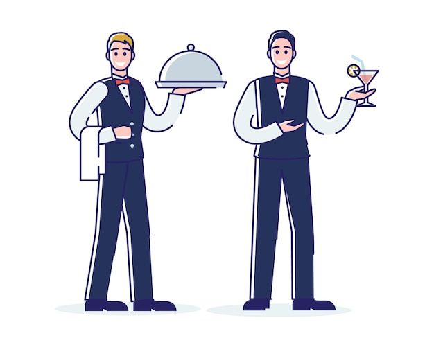 Processus De Travail De Restaurant, Service Professionnel Et Concept De Personnel.