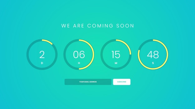 Prochainement Compte à Rebours Pour Le Site Web