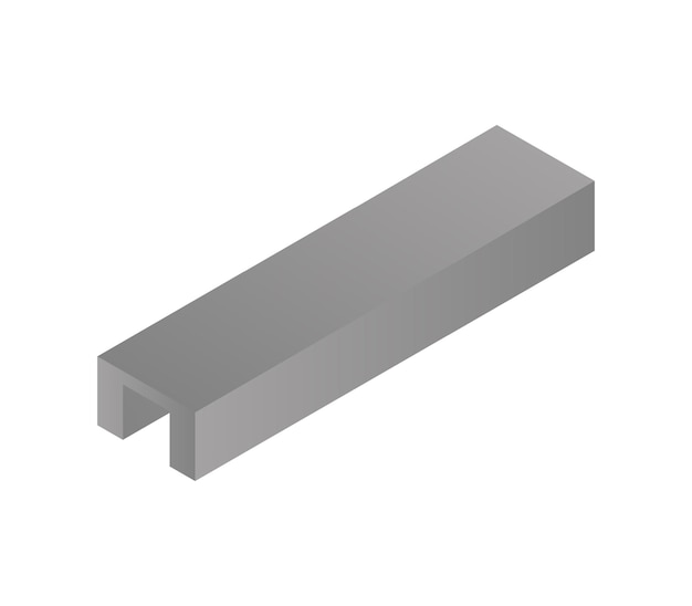 Produit en béton isométrique