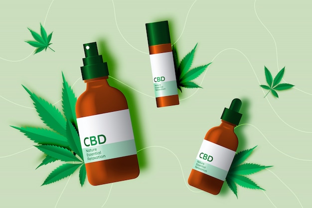 Produit CBD aux feuilles de cannabidiol