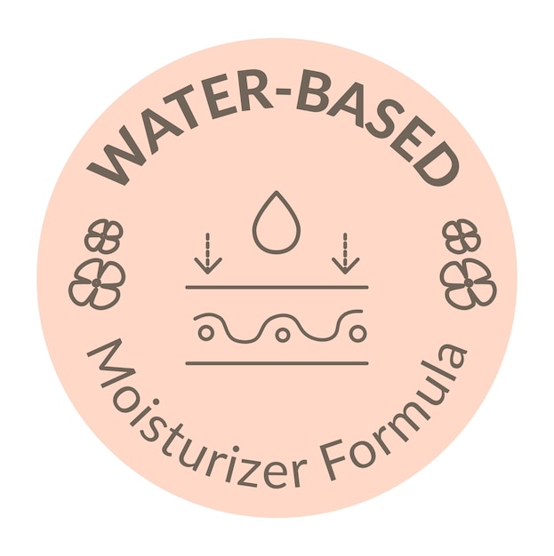 Produit Cosmétique De Formule Hydratante à Base D'eau