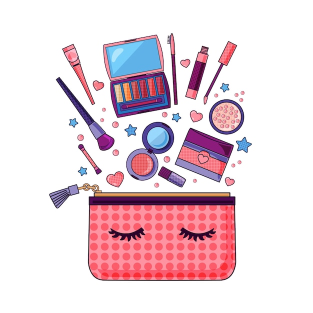 Produit Cosmétique Et Maquillage Illustration De Détails