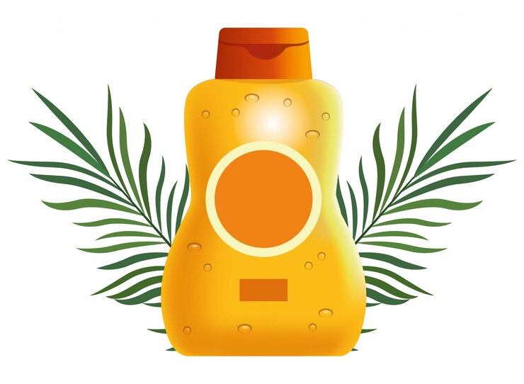 Vecteur produit cosmétique pour bouteille bronzer