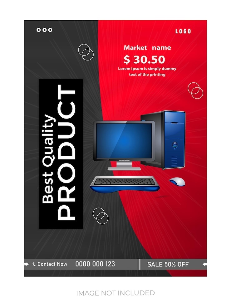 Vecteur un produit destiné à la vente