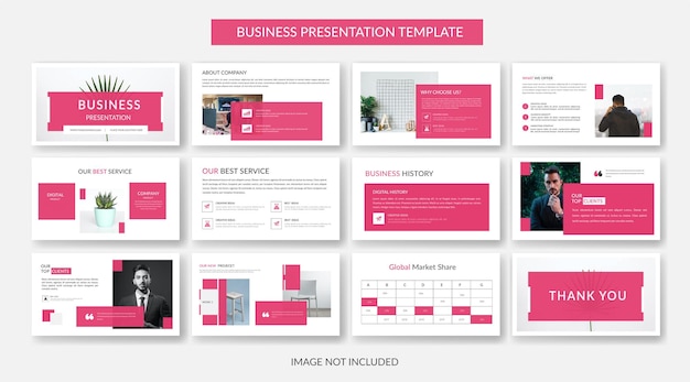 Profil D'entreprise De Style Minimal Ou Conception De Modèle De Présentation Powerpoint De Proposition Commerciale