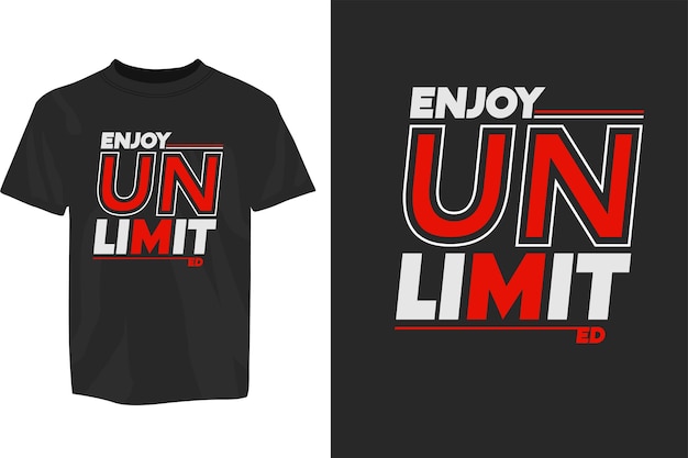 Profitez d'un design de t-shirt de typographie SVG de motivation illimité