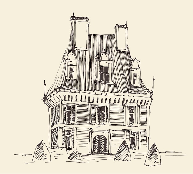 Projet d'architecte de maison, illustration vectorielle