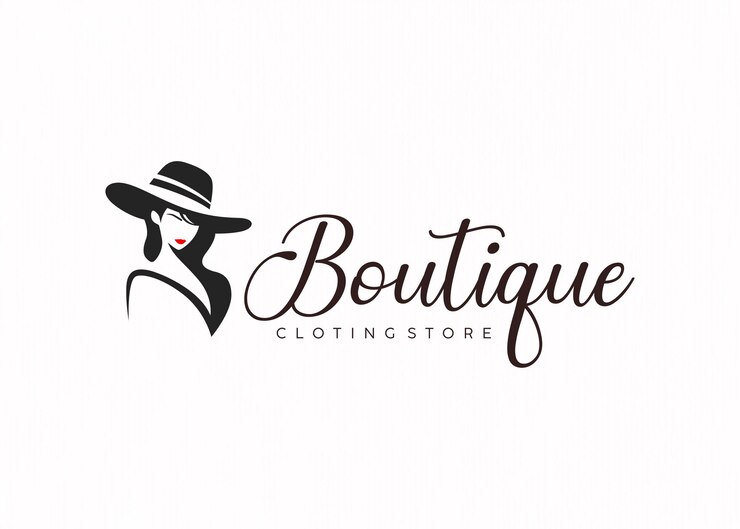 Vecteur projet de modèle de logo d'entreprise de magasin de vêtements