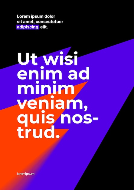 Projet de modèle de mise en page vectorielle pour les entreprises d'événements sportifs ou toute conception d'affiches liées à l'entreprise avec