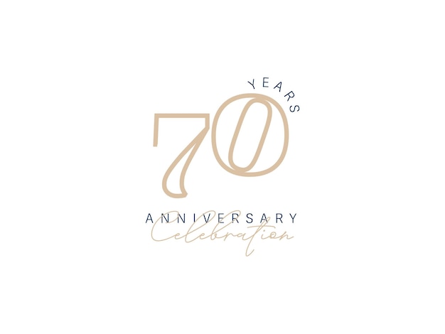 Projet De Modèle Pour Le 70e Anniversaire