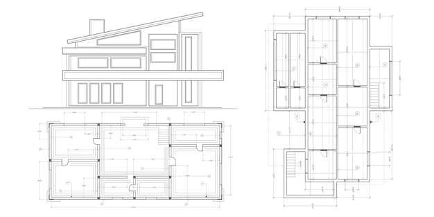 Projet De Plan De Maison Formation En Dessin Techniqueconception Technique