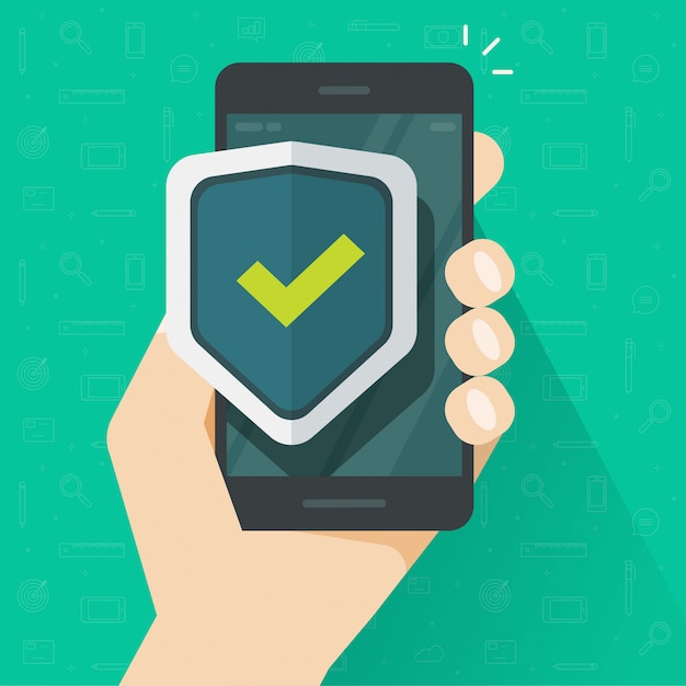 Protection de sécurité de téléphone mobile ou protection de téléphone portable et technologie de sécurité sécurisée