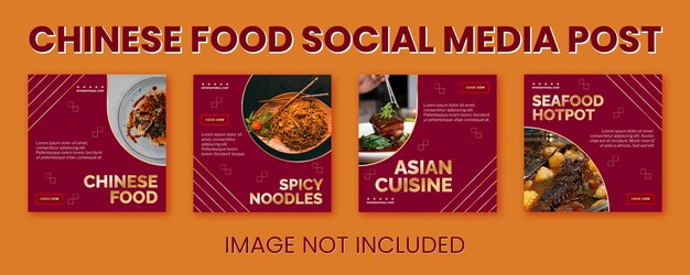 Publication sur les médias sociaux de la cuisine chinoise