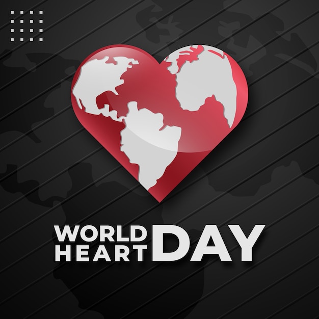 Publication Sur Les Médias Sociaux De La Journée Mondiale Du Cœur