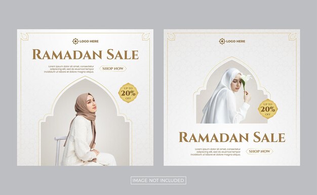 Publication sur les médias sociaux de luxe Hijab Fashion Gold