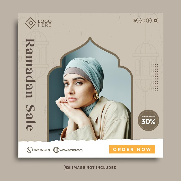 Publication sur les médias sociaux de la vente du ramadan