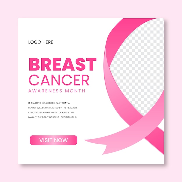 Publication sur les réseaux sociaux sur le cancer du sein