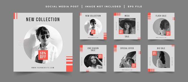 Publication sur les réseaux sociaux de vente de mode