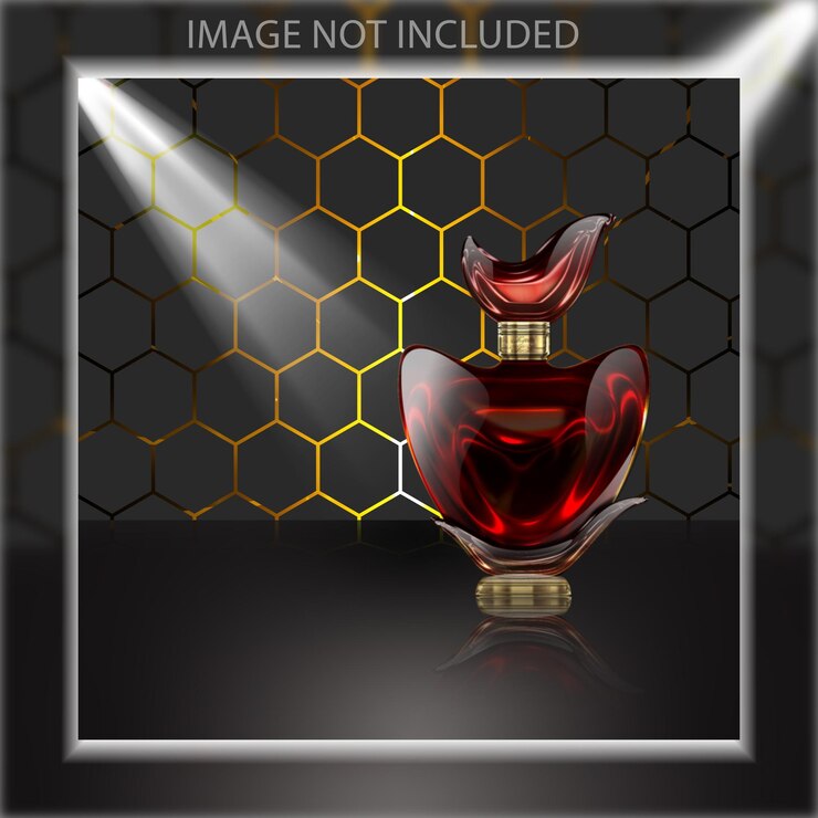 Vecteur une publicité pour un parfum exclusif en vente