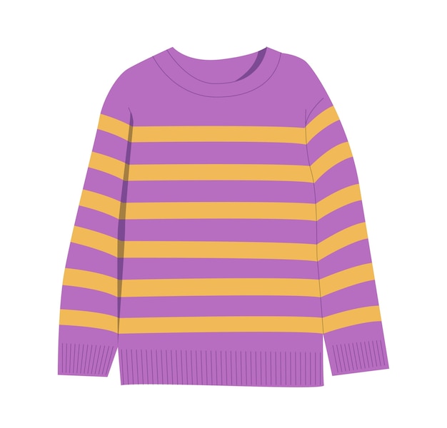 Vecteur pull enfant violet