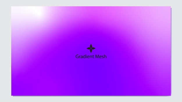Purple Gradient Mesh Background with a Dark Star Element