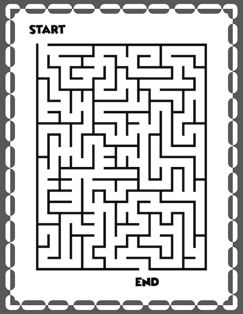 Puzzle de labyrinthe pour les enfants