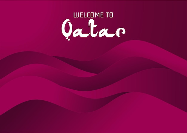 Qatar 2022 Fifa World Cup illustration Image d'arrière-plan Fond de couleur marron