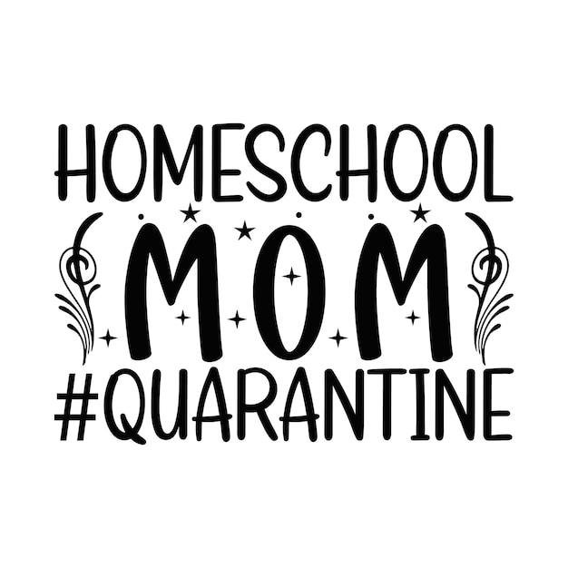 Quarantaine pour les mamans à l'école à la maison