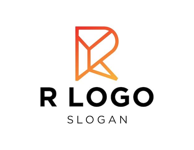 R Lettre Logo Design