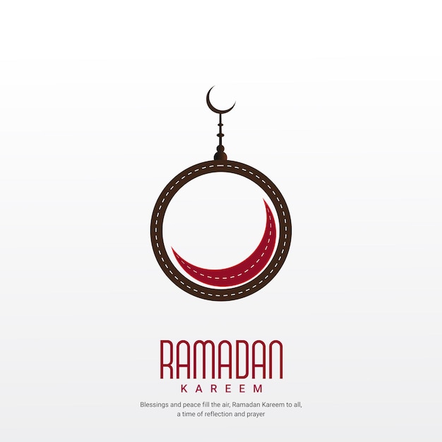 Vecteur ramadan kareem conception créative pour le vecteur publicitaire des médias sociaux