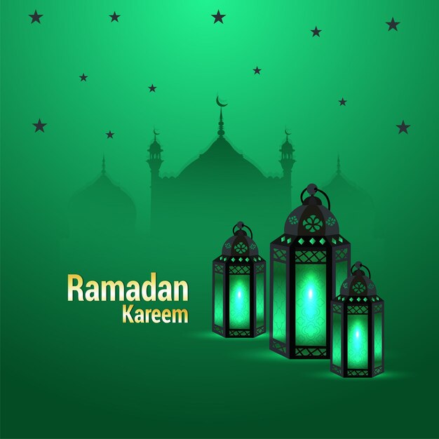 Ramadan Kareem Ou Eid Mubarak